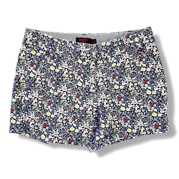 J. Crew Liberty Art Fabrics Floral Shorts Sz 4 - Picture 1 of 12